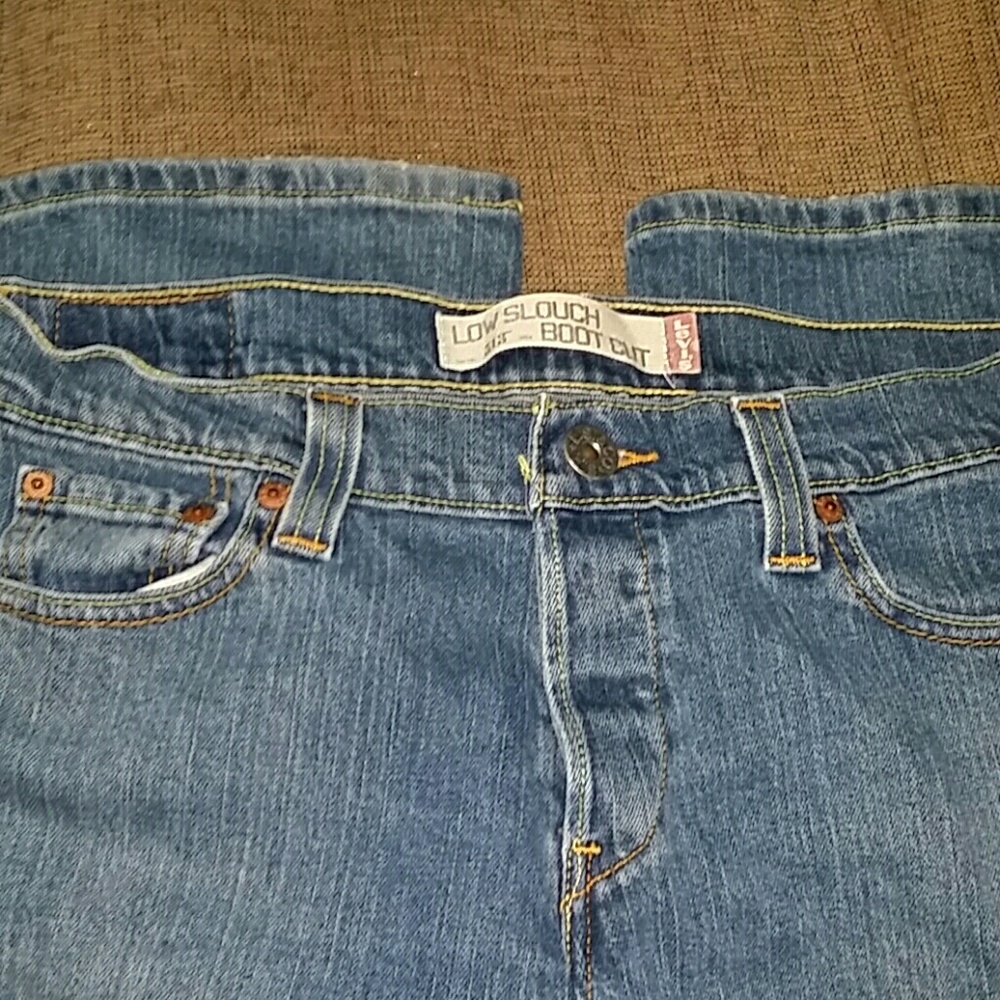 Levi's 513 Low Slouch Boot Cut Button Fly 9 S